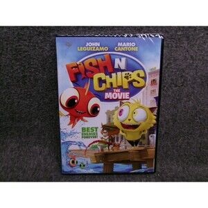Fish N Chips The Movie DVD Family Animation John Leguizamo Mario Cantone Kids